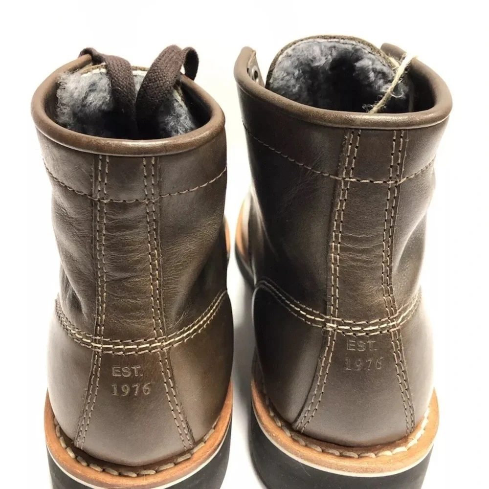 Superlamb Men’s Gobi, Brown Leather Desert Boot, Size 7.5D